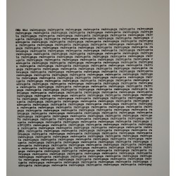 With People. Without People. Concrete poetry.     1971