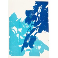 Orchids in blue and marine, 2025